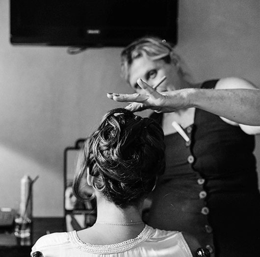 Hair and makeup