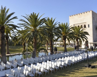 Allée chaises mariage