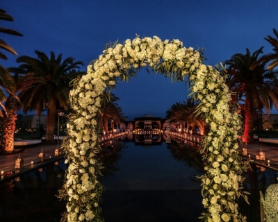 Arche fleurs mariage