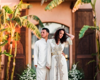 Caftan blanc