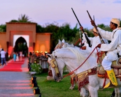 Cavaliers entrée mariage