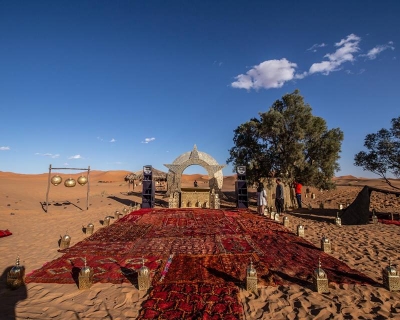 DJ booth desert