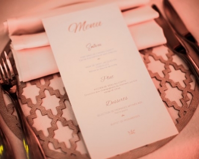 Menu mariage