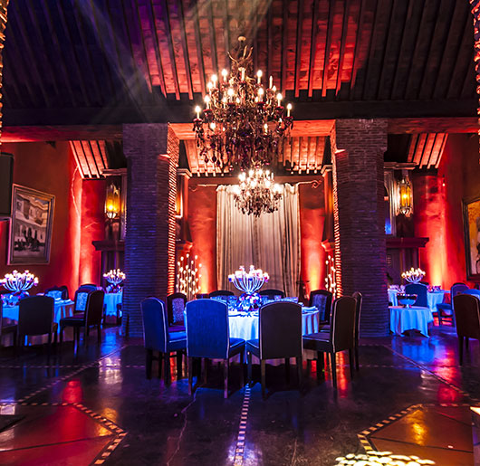 Theme of the reception and decoration